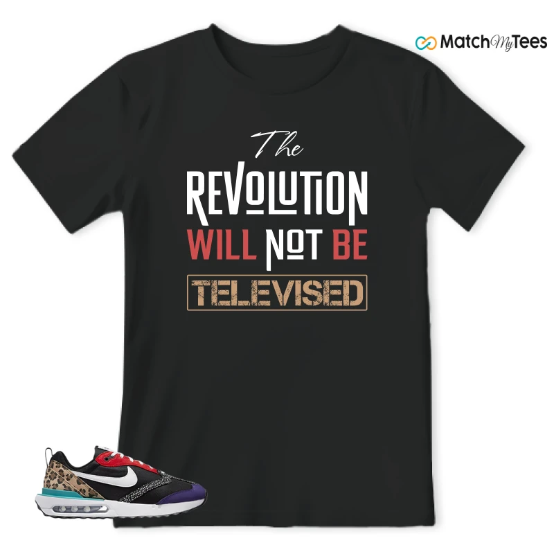 NIKE AIR MAX DAWN SE BLACK SAFARI ANIMAL (WOMEN'S) SNEAKER Matching Tees t-shirt