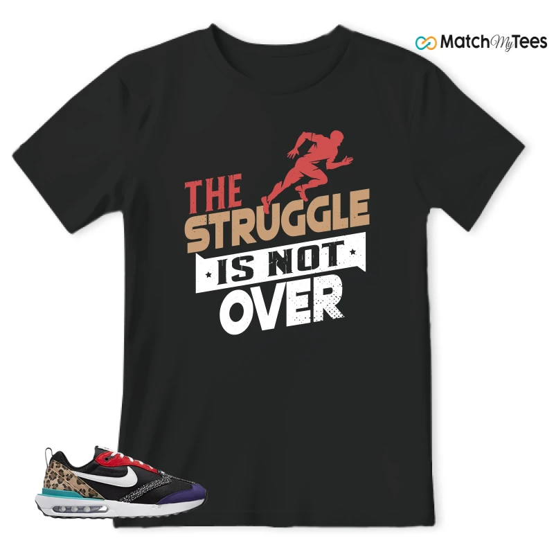 NIKE AIR MAX DAWN SE BLACK SAFARI ANIMAL (WOMEN'S) SNEAKER Matching Tees t-shirt