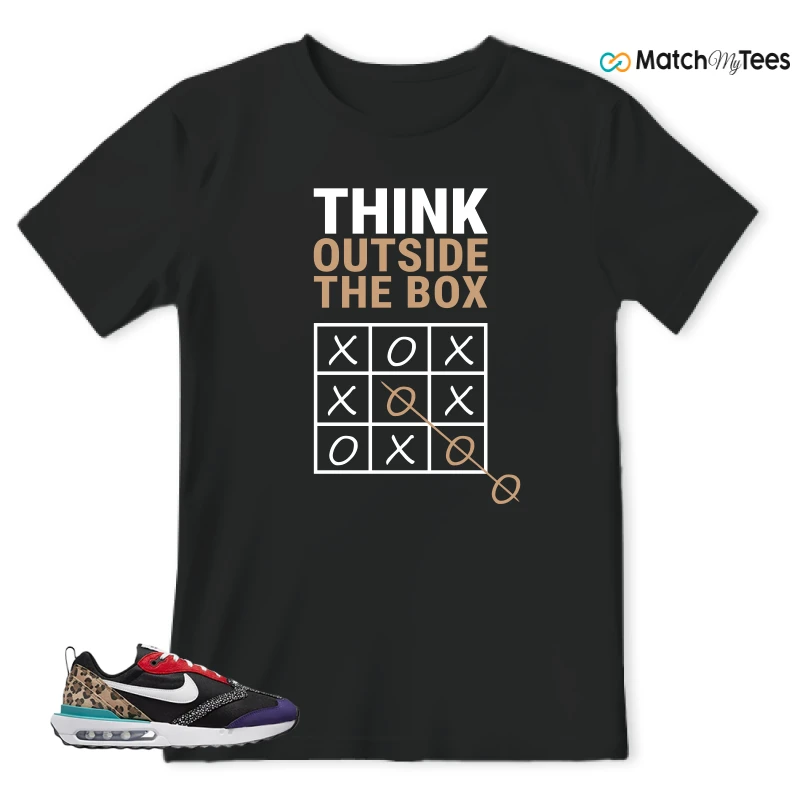 NIKE AIR MAX DAWN SE BLACK SAFARI ANIMAL (WOMEN'S) SNEAKER Matching Tees t-shirt
