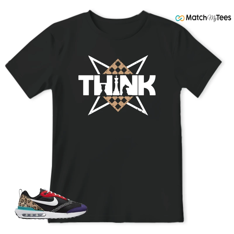 NIKE AIR MAX DAWN SE BLACK SAFARI ANIMAL (WOMEN'S) SNEAKER Matching Tees t-shirt