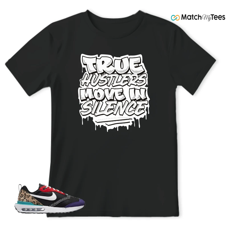 NIKE AIR MAX DAWN SE BLACK SAFARI ANIMAL (WOMEN'S) SNEAKER Matching Tees t-shirt