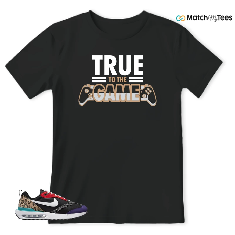 NIKE AIR MAX DAWN SE BLACK SAFARI ANIMAL (WOMEN'S) SNEAKER Matching Tees t-shirt