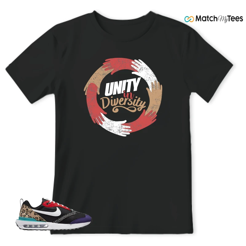 NIKE AIR MAX DAWN SE BLACK SAFARI ANIMAL (WOMEN'S) SNEAKER Matching Tees t-shirt