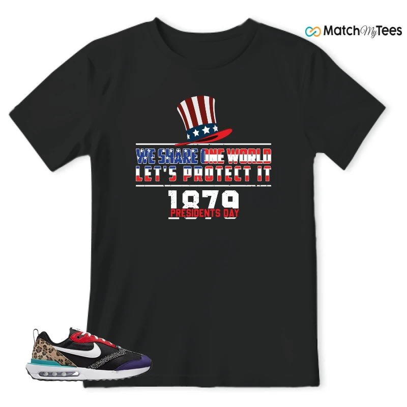 NIKE AIR MAX DAWN SE BLACK SAFARI ANIMAL (WOMEN'S) SNEAKER Matching Tees t-shirt