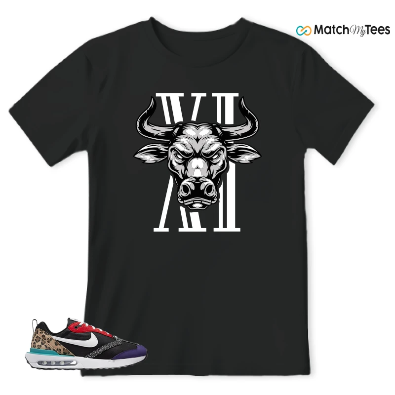 NIKE AIR MAX DAWN SE BLACK SAFARI ANIMAL (WOMEN'S) SNEAKER Matching Tees t-shirt