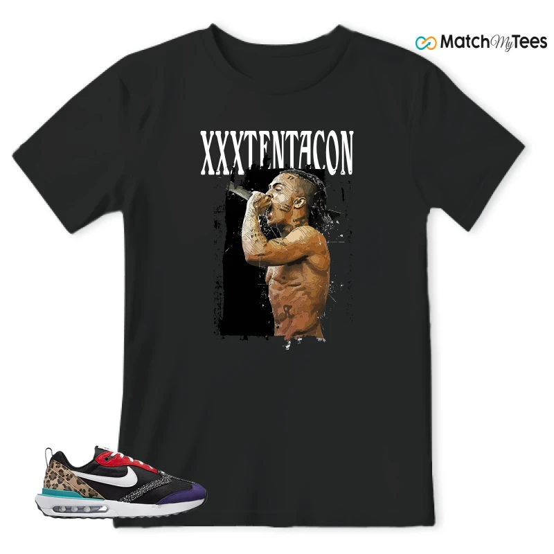 NIKE AIR MAX DAWN SE BLACK SAFARI ANIMAL (WOMEN'S) SNEAKER Matching Tees t-shirt