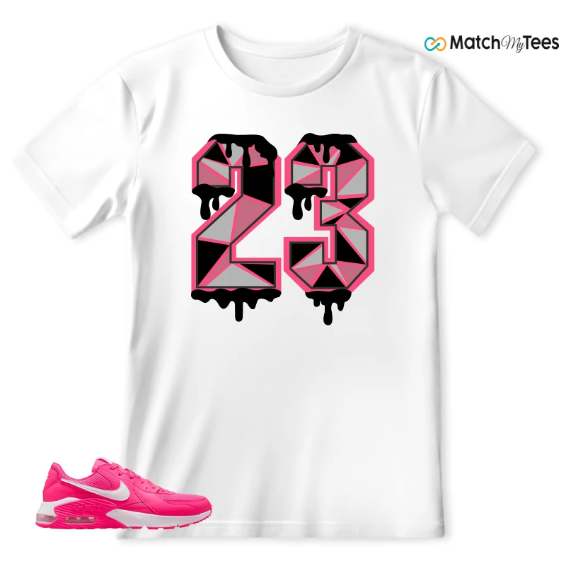 NIKE AIR MAX EXCEE BRIGHT PINK SNEAKER Matching Tees t-shirt