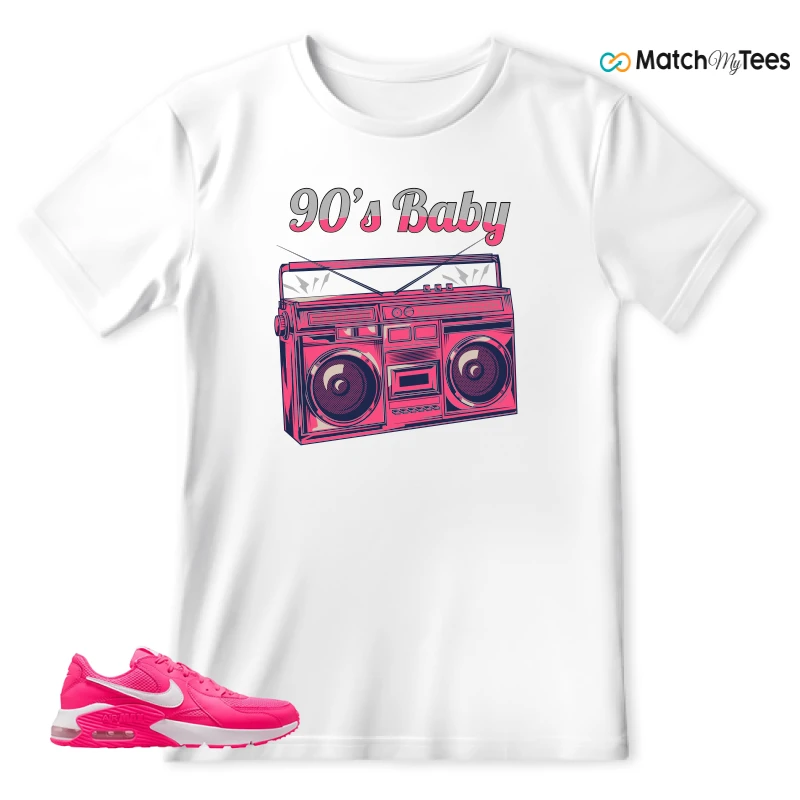 NIKE AIR MAX EXCEE BRIGHT PINK SNEAKER Matching Tees t-shirt