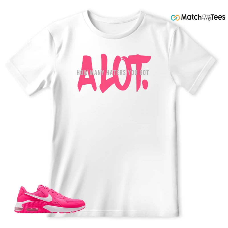 NIKE AIR MAX EXCEE BRIGHT PINK SNEAKER Matching Tees t-shirt