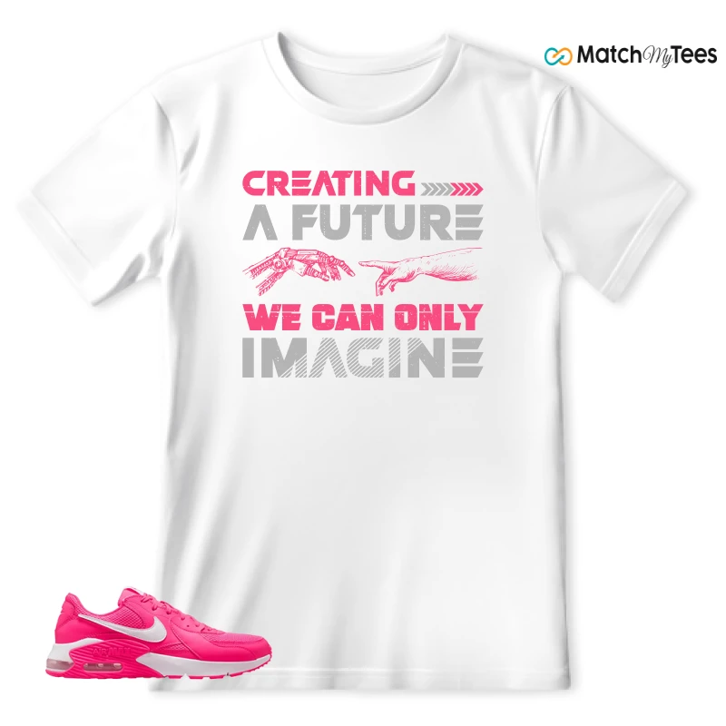 NIKE AIR MAX EXCEE BRIGHT PINK SNEAKER Matching Tees t-shirt