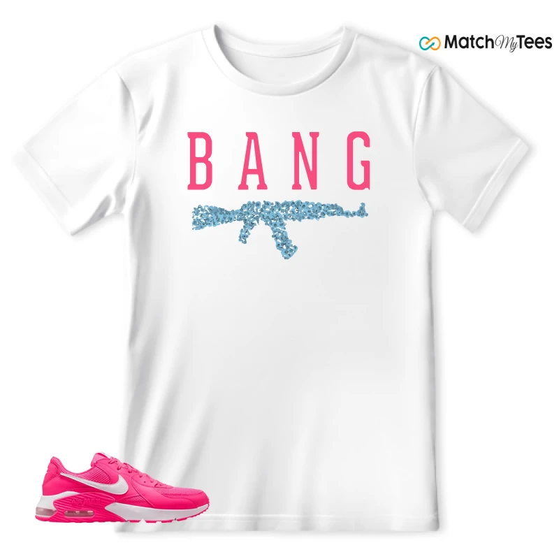 NIKE AIR MAX EXCEE BRIGHT PINK SNEAKER Matching Tees t-shirt