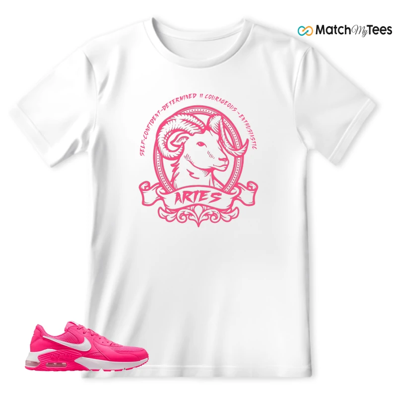 NIKE AIR MAX EXCEE BRIGHT PINK SNEAKER Matching Tees t-shirt