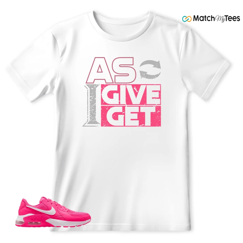 NIKE AIR MAX EXCEE BRIGHT PINK SNEAKER Matching Tees t-shirt