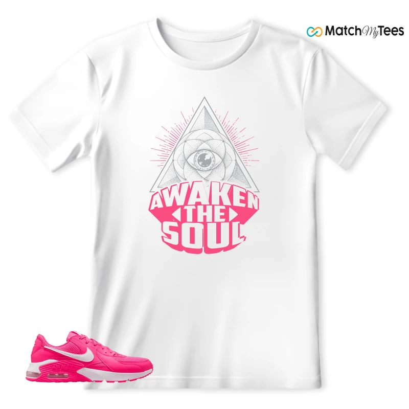 NIKE AIR MAX EXCEE BRIGHT PINK SNEAKER Matching Tees t-shirt