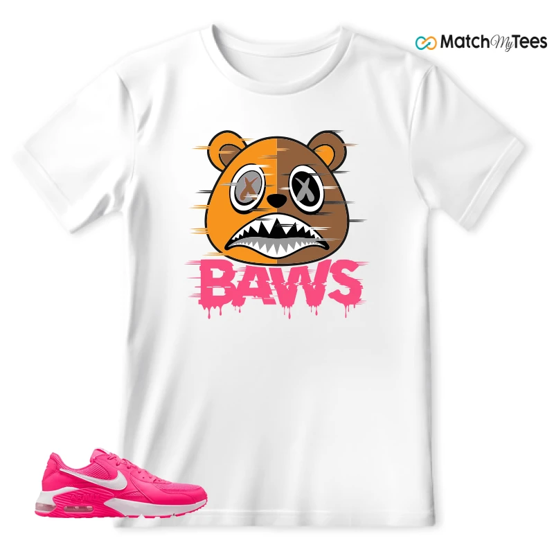 NIKE AIR MAX EXCEE BRIGHT PINK SNEAKER Matching Tees t-shirt