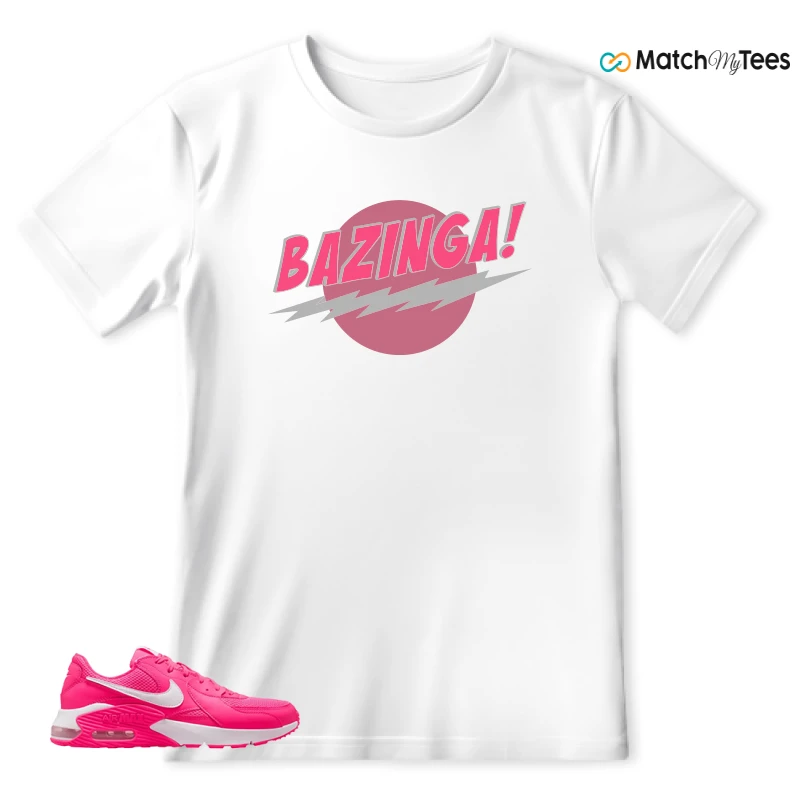 NIKE AIR MAX EXCEE BRIGHT PINK SNEAKER Matching Tees t-shirt