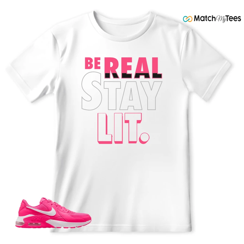 NIKE AIR MAX EXCEE BRIGHT PINK SNEAKER Matching Tees t-shirt