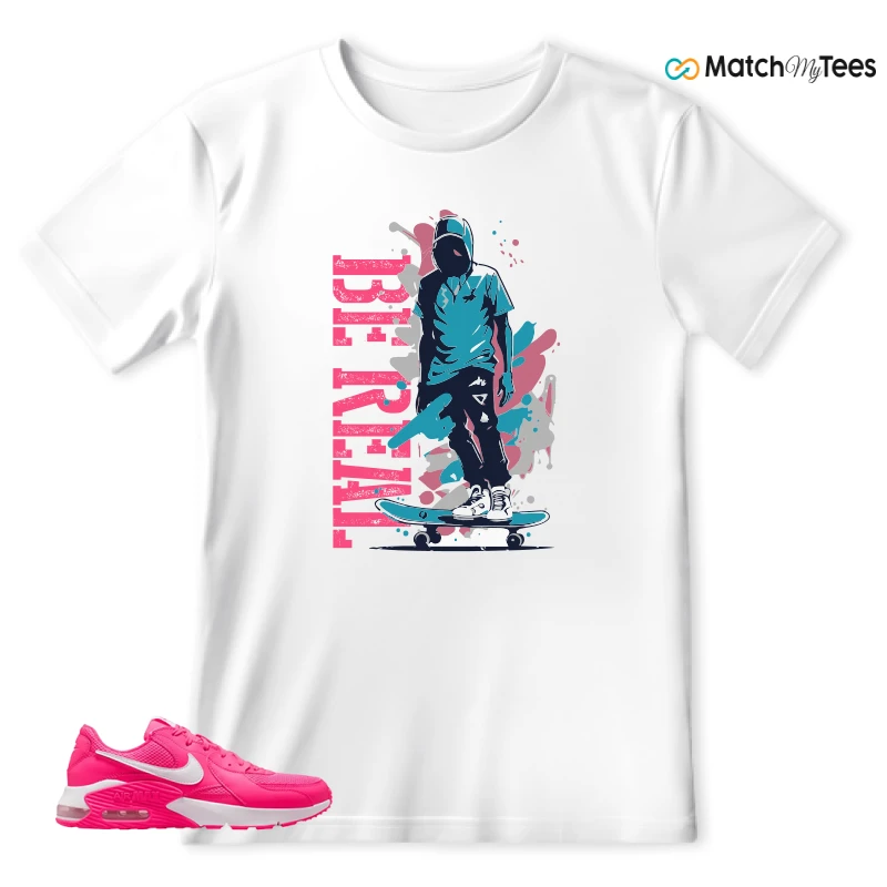 NIKE AIR MAX EXCEE BRIGHT PINK SNEAKER Matching Tees t-shirt