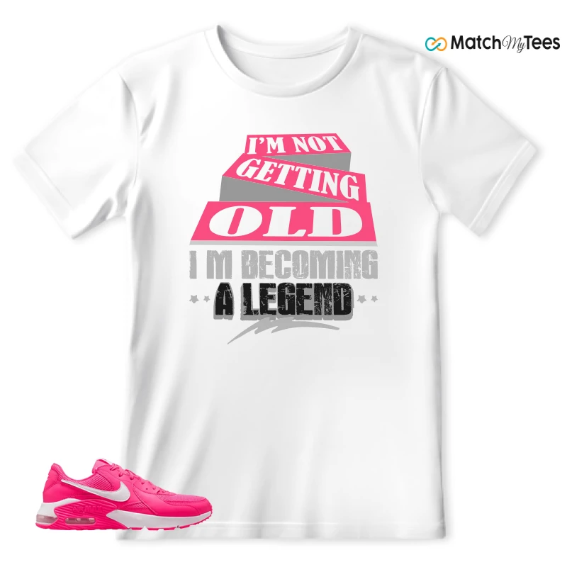 NIKE AIR MAX EXCEE BRIGHT PINK SNEAKER Matching Tees t-shirt