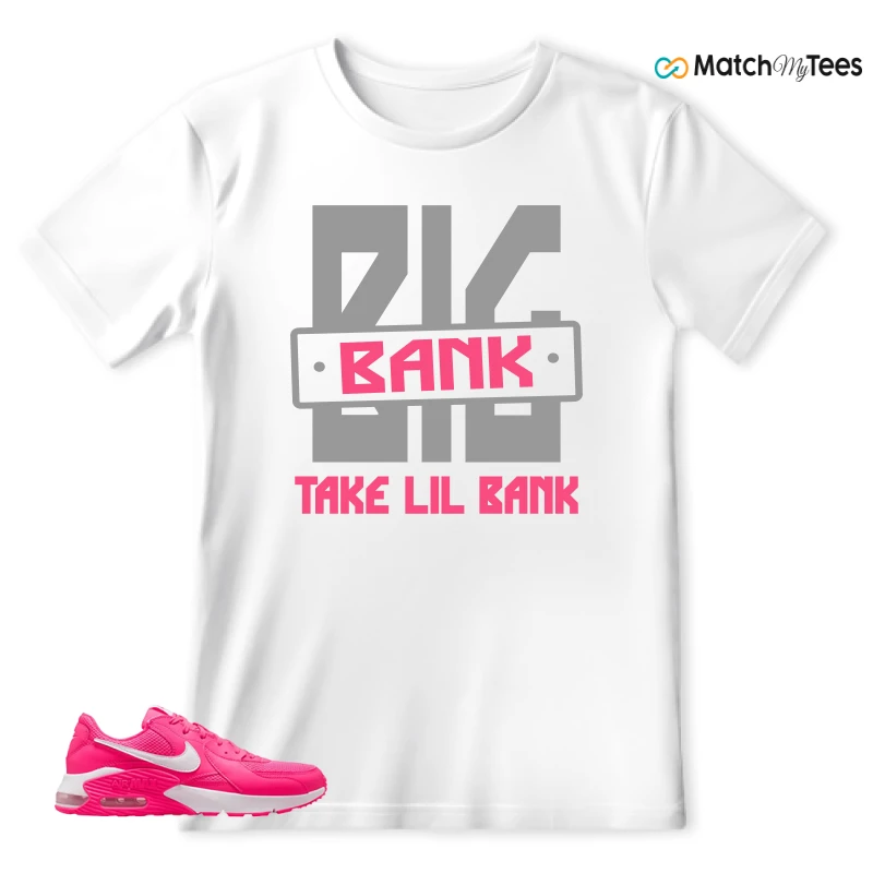 NIKE AIR MAX EXCEE BRIGHT PINK SNEAKER Matching Tees t-shirt