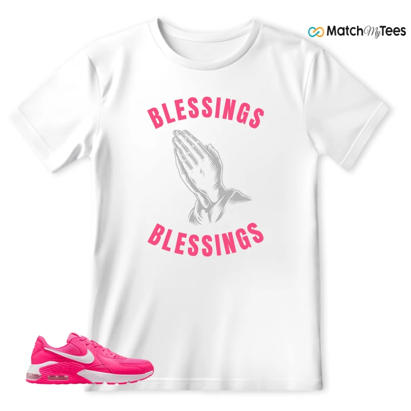 NIKE AIR MAX EXCEE BRIGHT PINK SNEAKER Matching Tees t-shirt