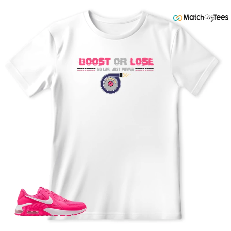 NIKE AIR MAX EXCEE BRIGHT PINK SNEAKER Matching Tees t-shirt