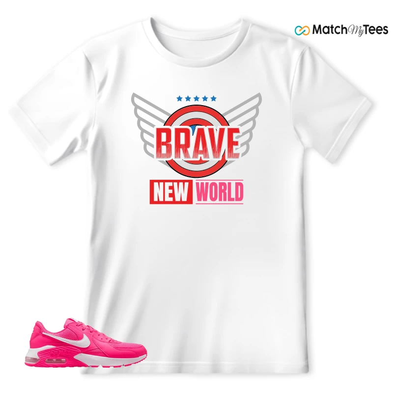 NIKE AIR MAX EXCEE BRIGHT PINK SNEAKER Matching Tees t-shirt