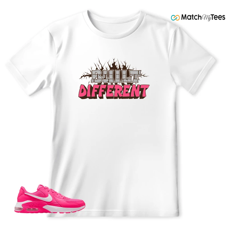 NIKE AIR MAX EXCEE BRIGHT PINK SNEAKER Matching Tees t-shirt