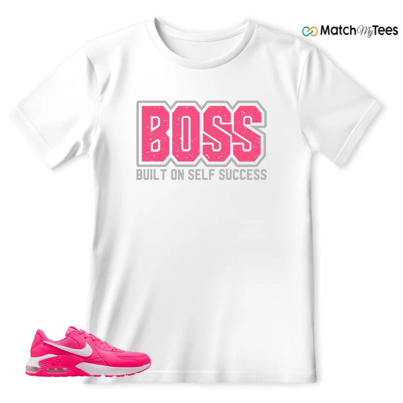 NIKE AIR MAX EXCEE BRIGHT PINK SNEAKER Matching Tees t-shirt