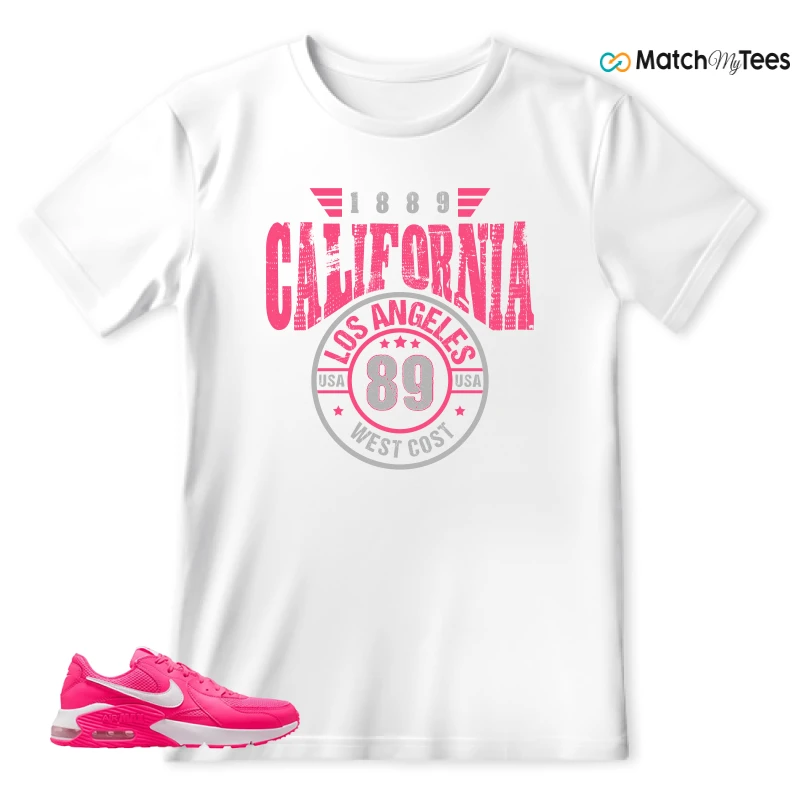 NIKE AIR MAX EXCEE BRIGHT PINK SNEAKER Matching Tees t-shirt