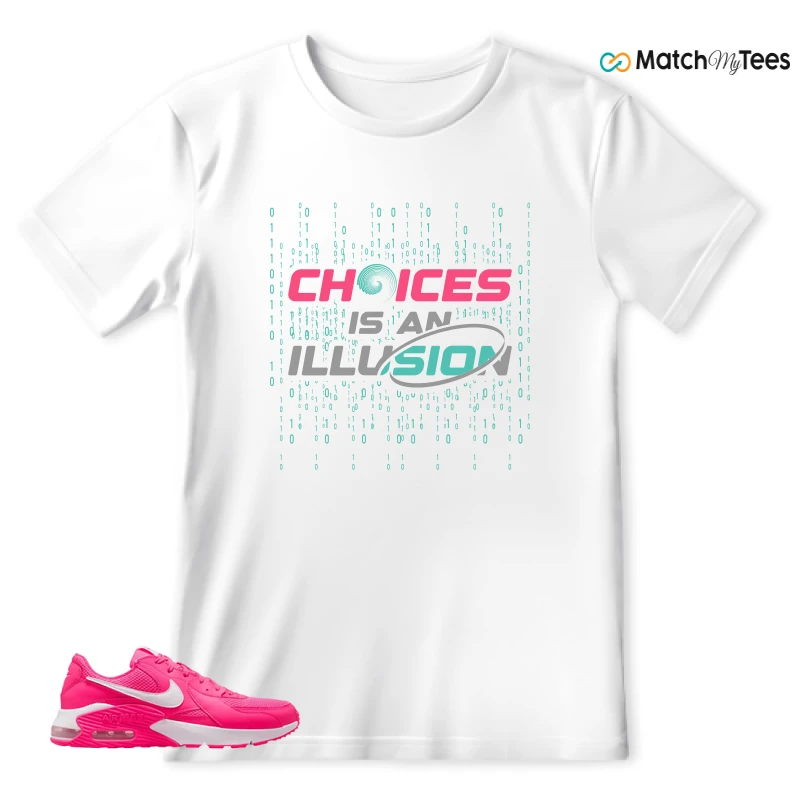 NIKE AIR MAX EXCEE BRIGHT PINK SNEAKER Matching Tees t-shirt