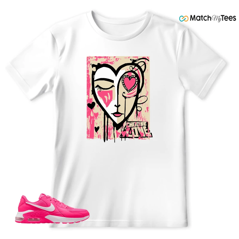 NIKE AIR MAX EXCEE BRIGHT PINK SNEAKER Matching Tees t-shirt