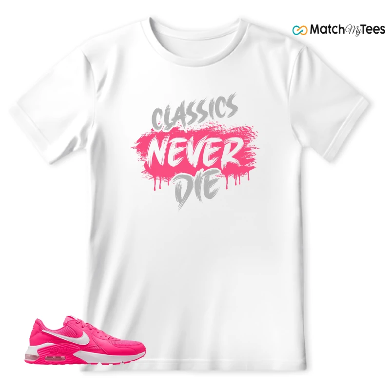 NIKE AIR MAX EXCEE BRIGHT PINK SNEAKER Matching Tees t-shirt