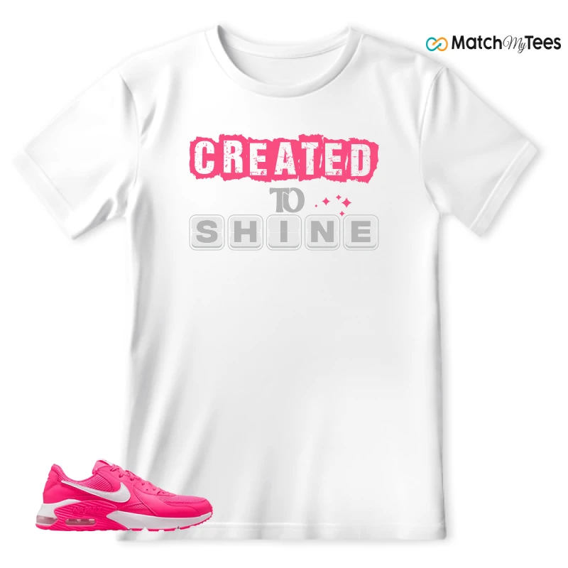 NIKE AIR MAX EXCEE BRIGHT PINK SNEAKER Matching Tees t-shirt