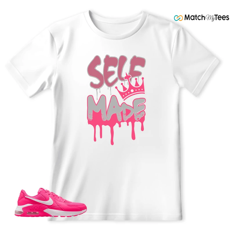 NIKE AIR MAX EXCEE BRIGHT PINK SNEAKER Matching Tees t-shirt