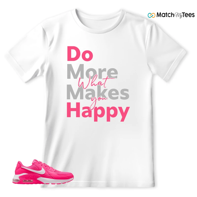 NIKE AIR MAX EXCEE BRIGHT PINK SNEAKER Matching Tees t-shirt