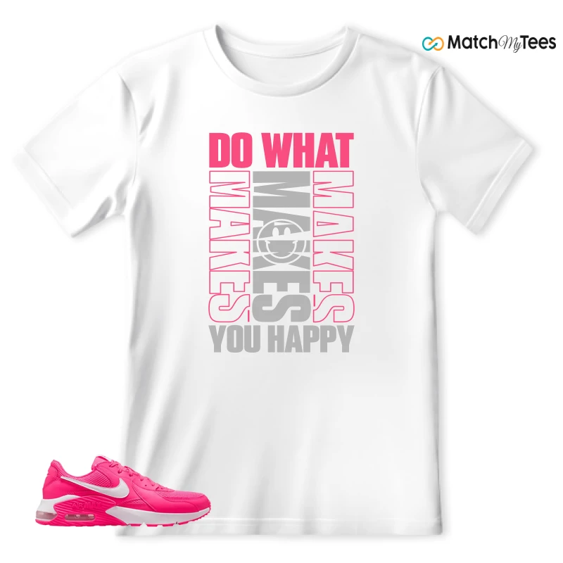 NIKE AIR MAX EXCEE BRIGHT PINK SNEAKER Matching Tees t-shirt