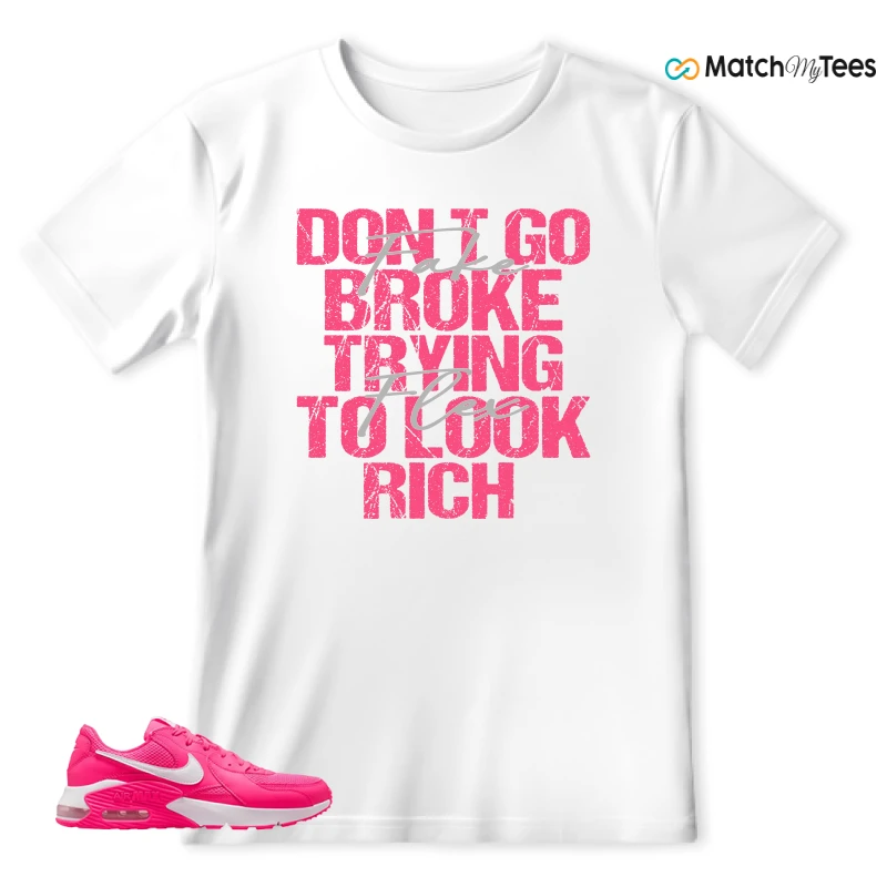 NIKE AIR MAX EXCEE BRIGHT PINK SNEAKER Matching Tees t-shirt