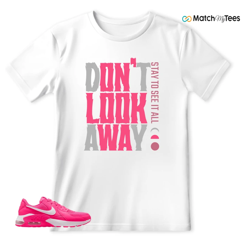 NIKE AIR MAX EXCEE BRIGHT PINK SNEAKER Matching Tees t-shirt