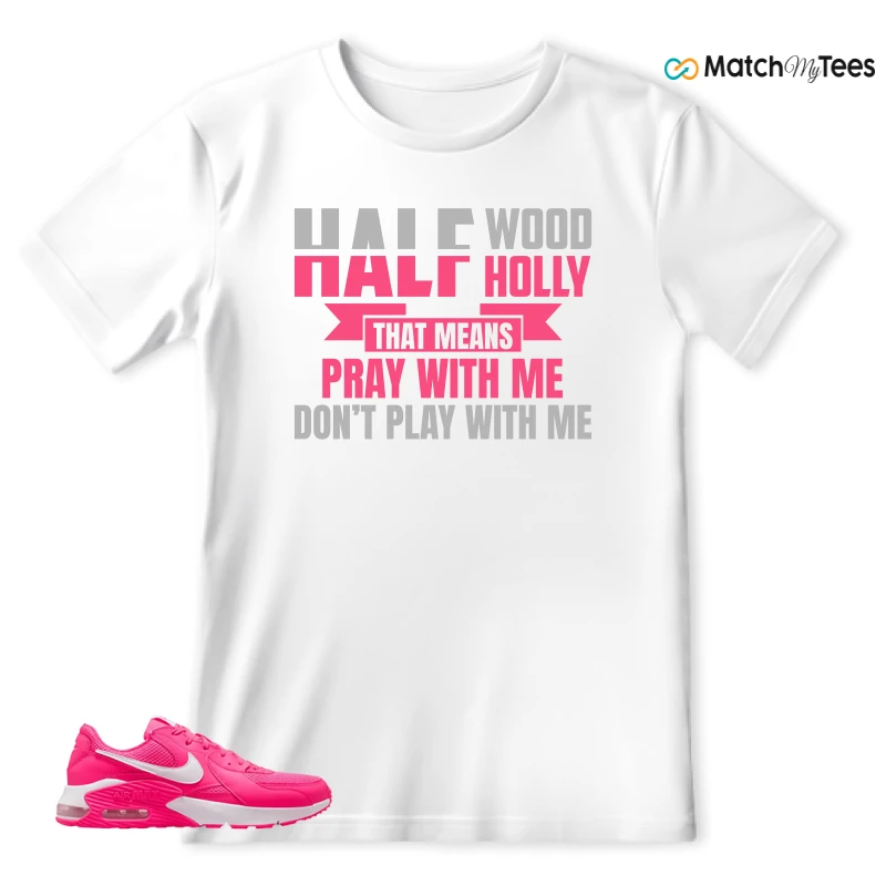 NIKE AIR MAX EXCEE BRIGHT PINK SNEAKER Matching Tees t-shirt