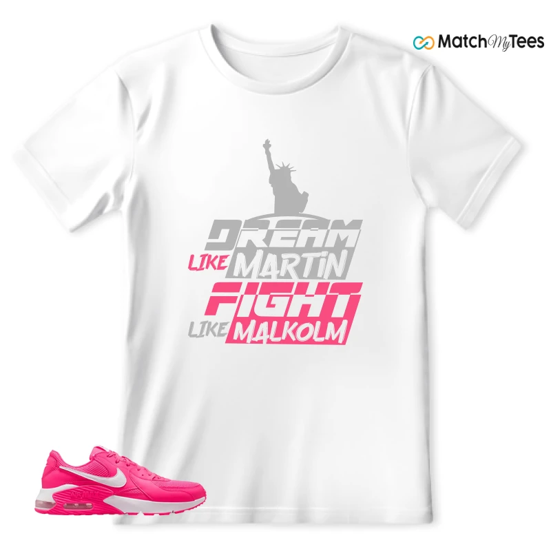 NIKE AIR MAX EXCEE BRIGHT PINK SNEAKER Matching Tees t-shirt