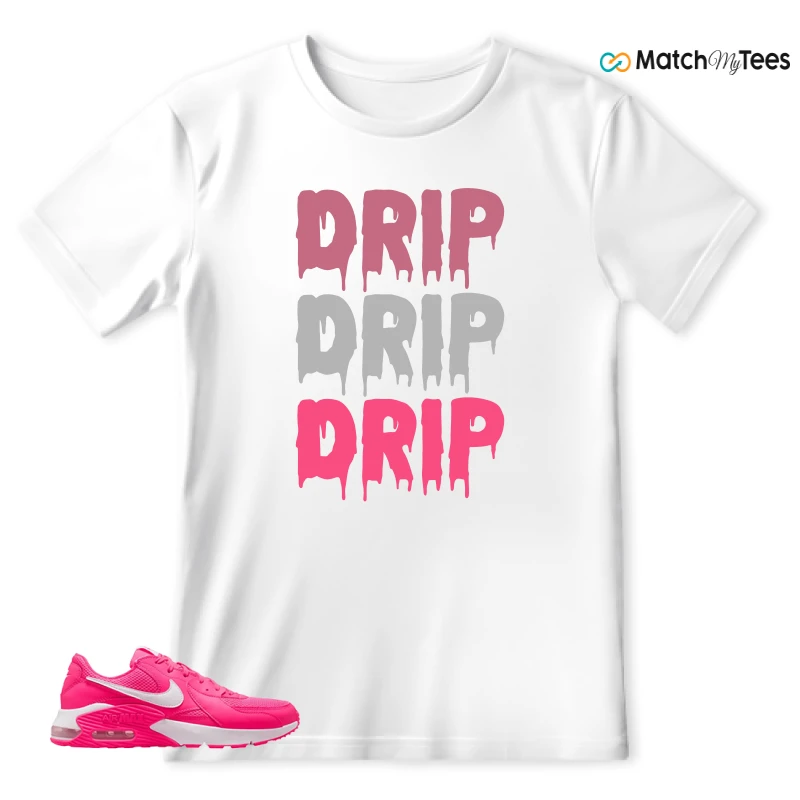 NIKE AIR MAX EXCEE BRIGHT PINK SNEAKER Matching Tees t-shirt