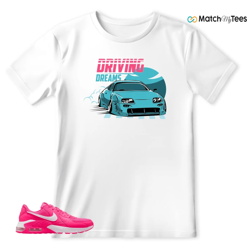 NIKE AIR MAX EXCEE BRIGHT PINK SNEAKER Matching Tees t-shirt