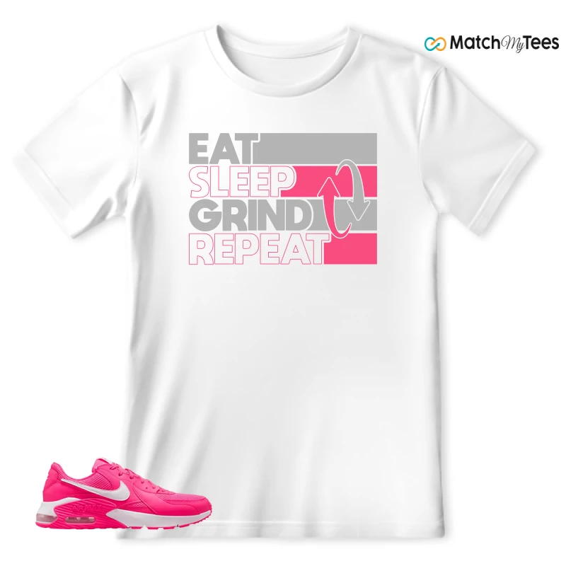 NIKE AIR MAX EXCEE BRIGHT PINK SNEAKER Matching Tees t-shirt