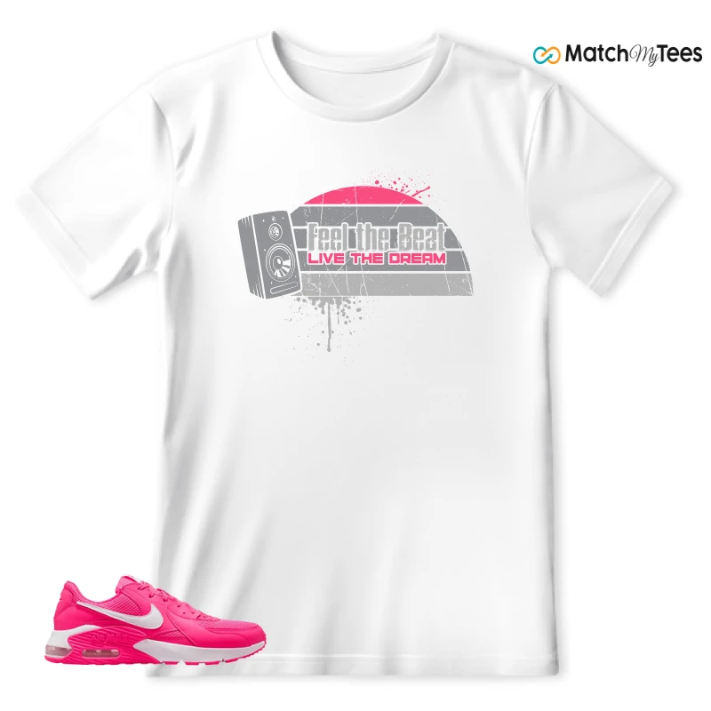 NIKE AIR MAX EXCEE BRIGHT PINK SNEAKER Matching Tees t-shirt