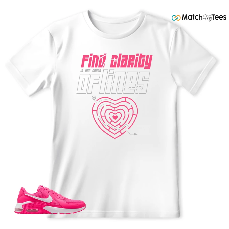 NIKE AIR MAX EXCEE BRIGHT PINK SNEAKER Matching Tees t-shirt