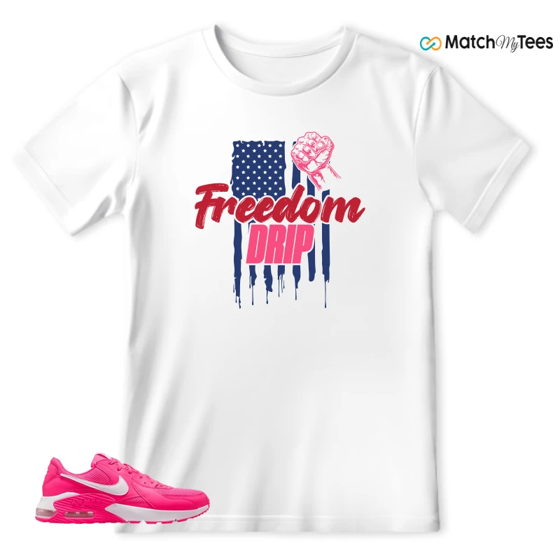 NIKE AIR MAX EXCEE BRIGHT PINK SNEAKER Matching Tees t-shirt