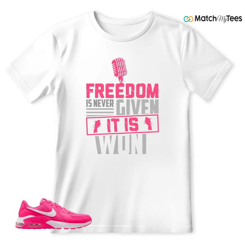 NIKE AIR MAX EXCEE BRIGHT PINK SNEAKER Matching Tees t-shirt