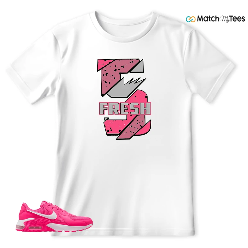 NIKE AIR MAX EXCEE BRIGHT PINK SNEAKER Matching Tees t-shirt