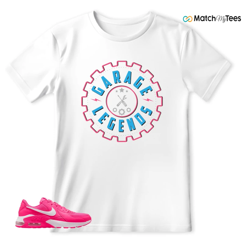 NIKE AIR MAX EXCEE BRIGHT PINK SNEAKER Matching Tees t-shirt